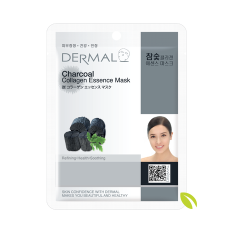 Charcoal Collagen Essence Mask - 10 ks