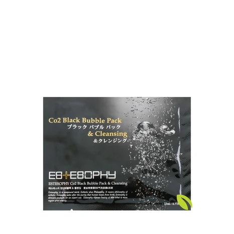 Estesophy CO2 Black Bubble Pack & Cleansing