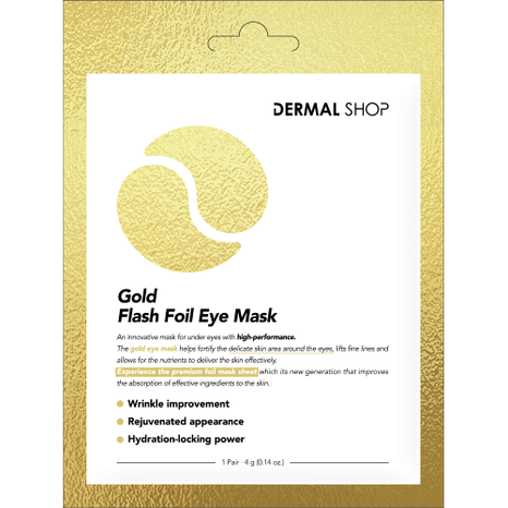 Gold Flash Foil Eye Mask - 10 ks